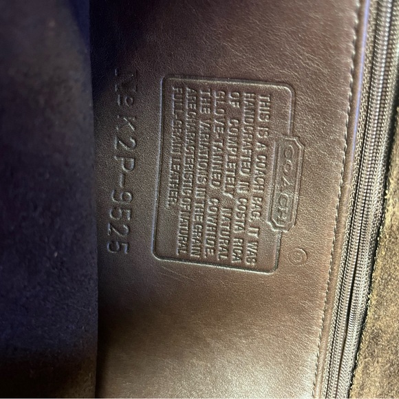 Coach Rich Brown Leather Bag